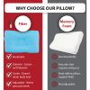 Tri-Core Cervical Pillow Firm Support, Blue