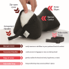 Sleep Log Pillow, Full Size, Black