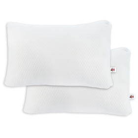 Adjusta-Loft Fiber Comfort Pillow; 2-pack
