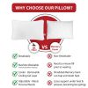 Adjusta-Loft Fiber Comfort Pillow; 2-pack