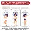 Adjusta-Loft Fiber Comfort Pillow; 2-pack