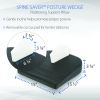Spine Saver Posture Wedge Black