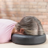 Massage Face Rest, Memory Foam, Vinyl, Black