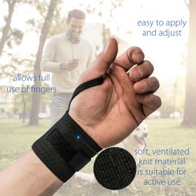 Swede-O Universal Wrist Wrap W/Thumb Loop-Black