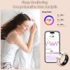 2025 Smart Ring for Women, Elegant Rose Gold Fitness Tracker with Heart Rate Sleep Monitoring, Blood Oxygen SpO2 Tracking
