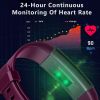 ID130PLUS HR bracelet-purple + black; fitness tracker; with blood pressure heart rate sleep health m