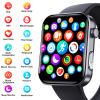 2025 New Smartwatch ECG Continuous Glucose Monitor Blood Pressure SOS Fall Alarm HRV Body Composition Analyzer All In One Health Guardian Best Wearabl