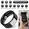 Smart Ring Health Tracker Fitness/Sleep/Stress/HRV Tracker with Charging Case Magnetic Charging Cable for Women & Men Compatible with iOS & Android 7-