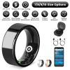 Smart Ring Health Tracker Fitness/Sleep/Stress/HRV Tracker with Charging Case Magnetic Charging Cable for Women & Men Compatible with iOS & Android 7-