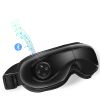 Eye Massager with Heat, Heated Eye Massage Mask with 5 Modes and Bluetooth Music, 180° Foldable Eye Care Massager for Migraines, Eye Strain