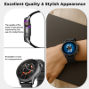 2025 Premium Smart Watch 1.43 Inch HD Round Fitness Tracker Bluetooth Calling Heart Rate Monitor Waterproof 3ATM For Running Gym Hiking Outdoor Advent