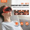 Eye Massager with Heat, Heated Eye Massage Mask with 5 Modes and Bluetooth Music, 180° Foldable Eye Care Massager for Migraines, Eye Strain