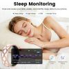 Size7/8/9/10 Options -- 1Pc Smart Ring Health Tracker Fitness/Sleep/Stress/HRV Tracker with Charging Case Magnetic Charging Cable for Women & Men Comp