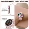 2025 Premium Smart Watch 1.43 Inch HD Round Fitness Tracker Bluetooth Calling Heart Rate Monitor Waterproof 3ATM For Running Gym Hiking Outdoor Advent